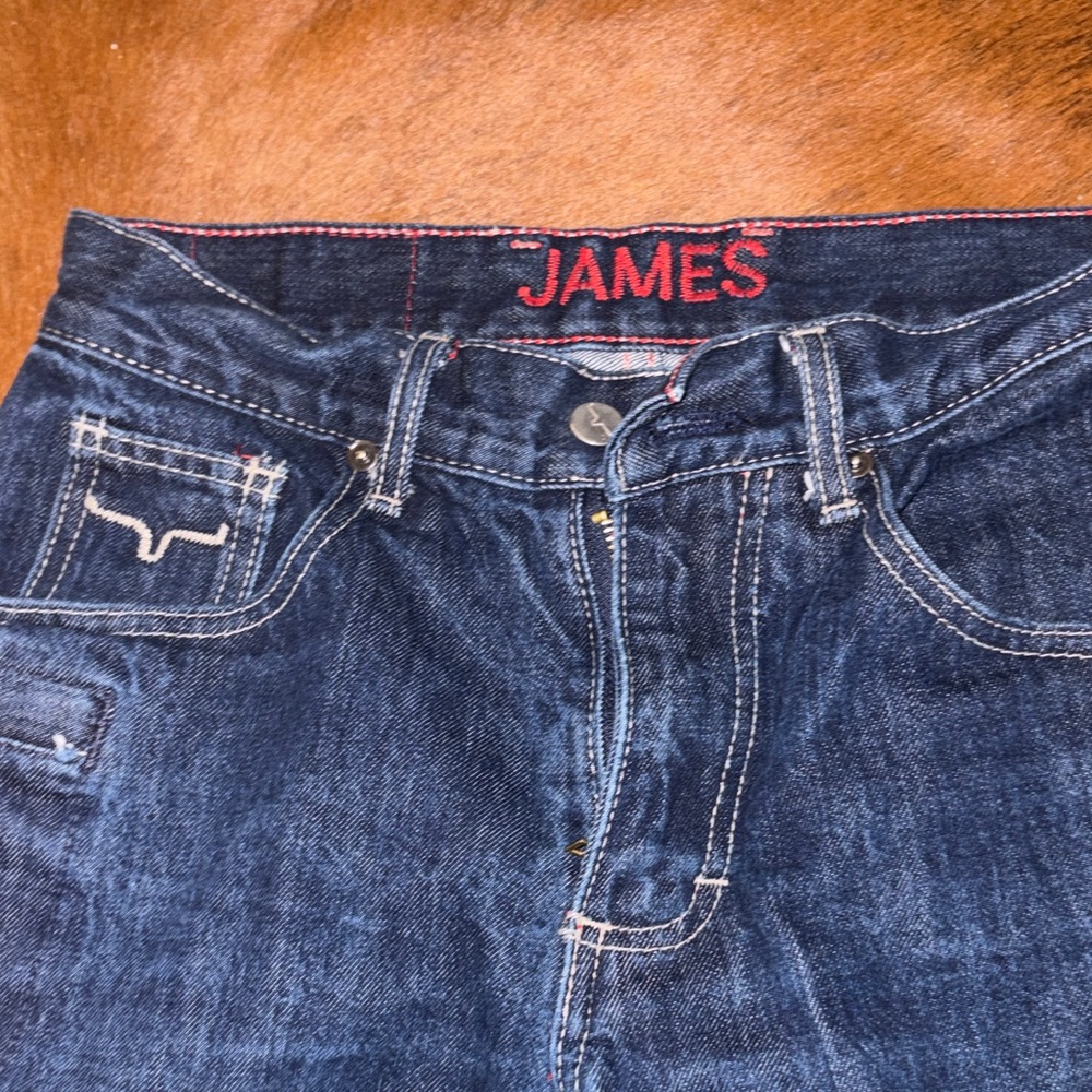 Dark Blue Men’s Kimes bootcut size 30/32 - Picture 4 of 4